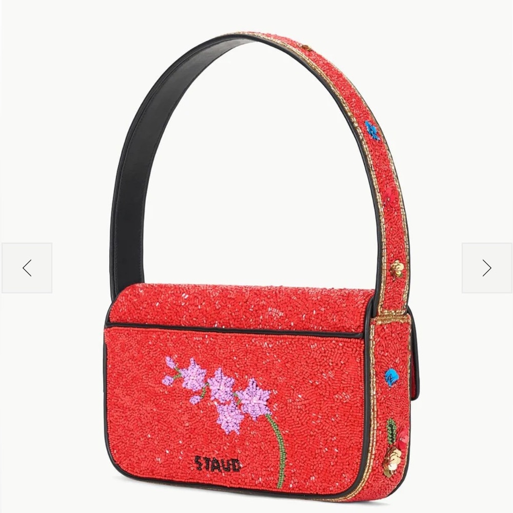 Staud Tommy Beaded Bag Year of the Snake - Picture 3 of 6
